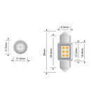 Guirlande lumineuse LED STEDI Festoon SJ-3014 36 mm – Lot de 2