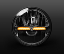 Stedi Homage 7" Headlight With Indicator - Black (5700k)
