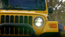 Stedi Homage 7" LED Headlight - Black (3000K - Yellow Light)