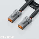 Conector/divisor alemán STEDI 2 a 1 | 2 luces con 1 arnés (1,5 m) - DT o DTP