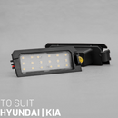 Luz LED para matrícula STEDI Hyundai y Kia