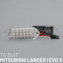 Éclairage de plaque d'immatriculation à LED STEDI Mitsubishi Lancer | EVO X