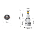 Actualización de faro LED para proyector STEDI HB3 (9005)