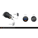 Voltímetro USB C STEDI de montaje empotrado