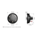 Luz antiniebla LED/DRL STEDI compatible con defensa delantera Ironman - Color negro