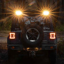 Foco reflector STEDI Micro V2 de 7,8 pulgadas y 12 LED (ámbar), 2700 K
