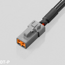 Cable de extensión de cableado STEDI de 2 m con arnés de conector DT o DTP