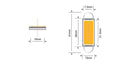 Ampoule LED Festoon sans culot STEDI 561/562
