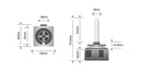 Ampoules HID STEDI D5S Xenon 35W (paire)