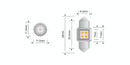 Ampoules LED STEDI Festoon SJ-3014 28MM (paire)