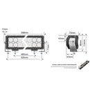 Barra de luces LED de doble fila STEDI ST4K de 22 pulgadas y 40 LED