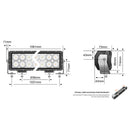 Barra de luces LED de doble fila STEDI ST4K de 42 pulgadas y 80 LED