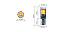 Bombilla LED tipo cuña STEDI T10 W5W