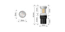 Bombillas LED en forma de cuña STEDI T20 (7440, 7443) (par)