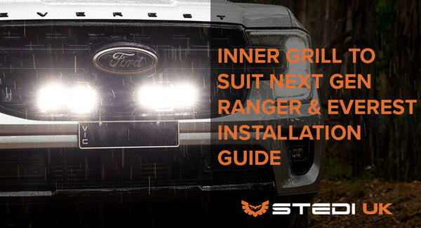 Inner grille to suit Next Gen Ford Ranger/Everest Installation Guide