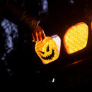 Pegatina de vinilo de Halloween con cara sonriente de STEDI