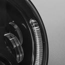 Stedi 7" Carbon Black Headlight Pair (For Landcruiser)