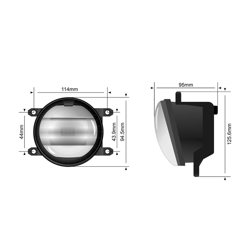 STEDI Universal Type C LED Fog Light Conversion Kit