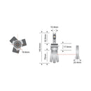Kit de conversion de phares à LED HB3 à tête en cuivre STEDI