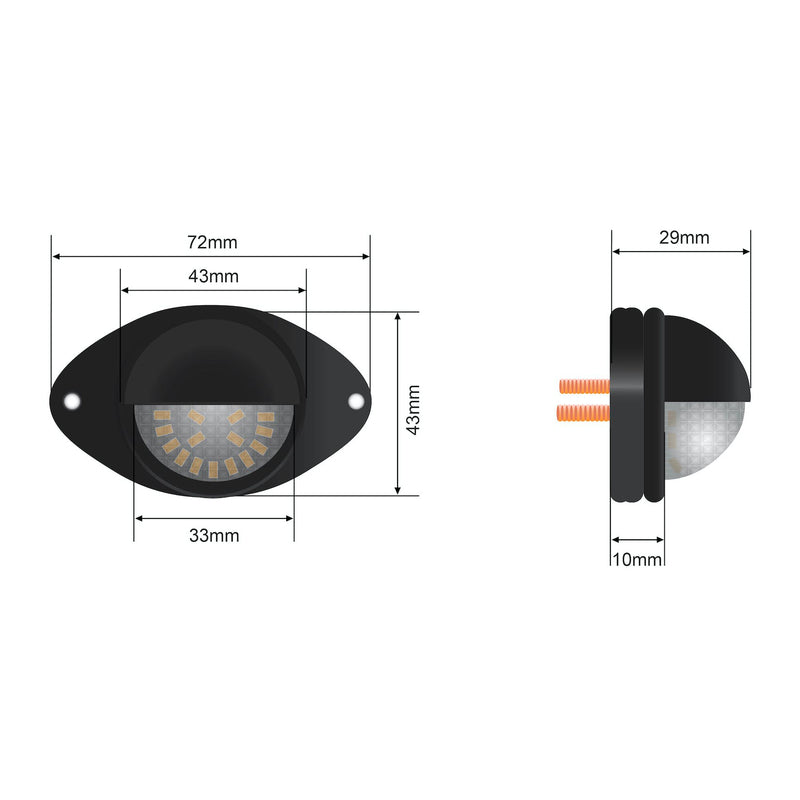Faro Delantero Izquierdo Para Toyota Aygo B10 (07/2005-) | Con Bombillas Nightbreaker Laser H4 | Homologado