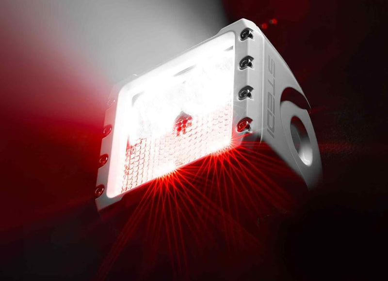 Stedi Marine White C4 LED Cube Light (Red/White Dual Lens)