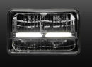 Stedi Homage Rectangle 6"x4" Headlight With DRL & Integrated Indicator