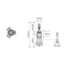 STEDI Copper Head H7 LED Headlight Conversion Kit