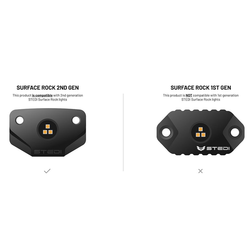 STEDI Roof Rack Light Bracket (Pair) for Surface Rock Light