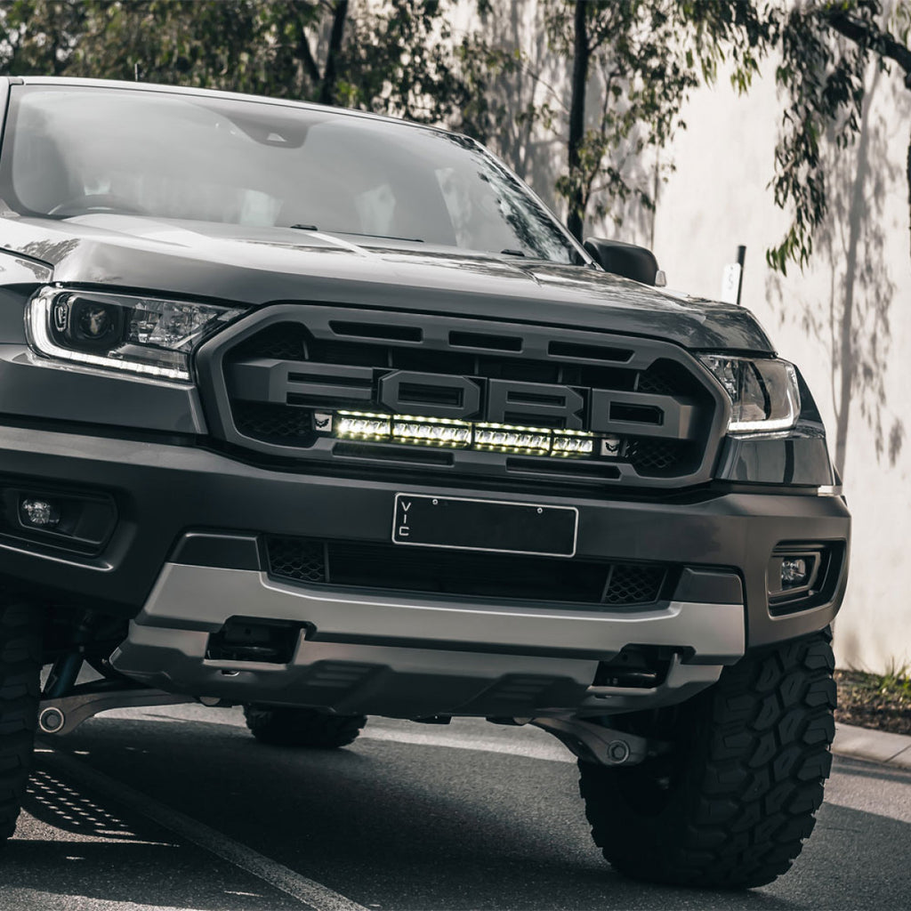 Ford Ranger Raptor Redr Grill STEDI Ford Ranger Raptor Inner Grill 21.5 inch Light Bar Bundle