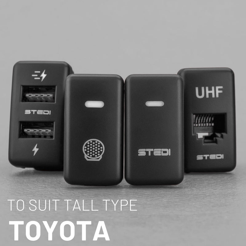 STEDI Tall Type Push Switches to suit Toyota
